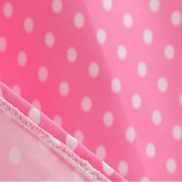 Vintage 50s Rockabilly Swing Dress Polka Dots Floral Halter A-Line - Picture 6 of 6